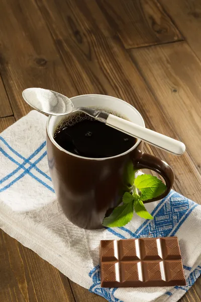 Stevia diet chocolate — Stock Photo, Image