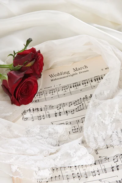 Brides music — Stock Photo, Image