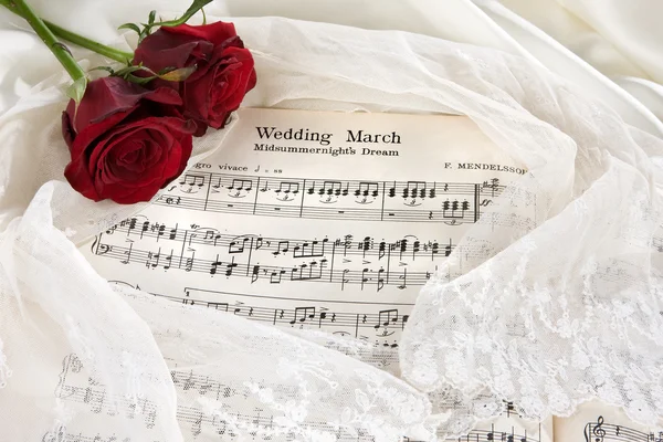 Bridal music — Stock Photo, Image