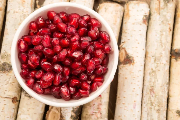 Antioxidant granatäpplekärnor — Stockfoto