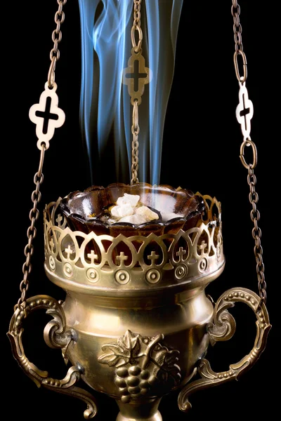 Smoking incense granula — Stock Photo, Image