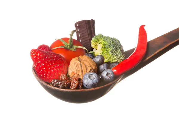 Spoonful of antioxidants — Stock Photo, Image