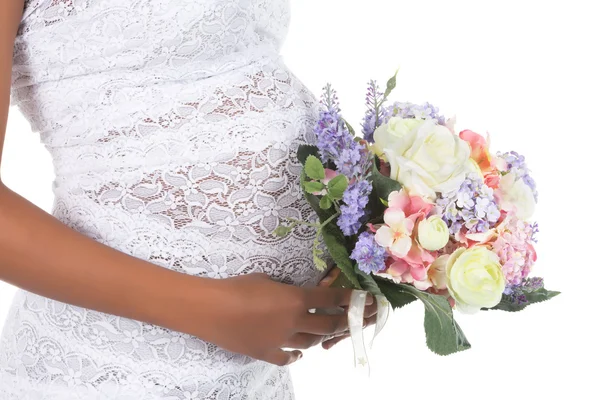 Pregnant wedding — Stock Photo, Image