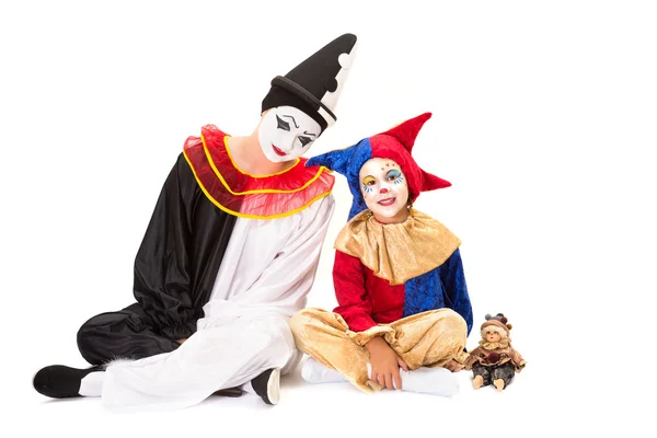 Three clowns — Stock Photo, Image