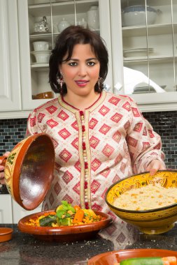 Couscous and tajine for Ramadan clipart