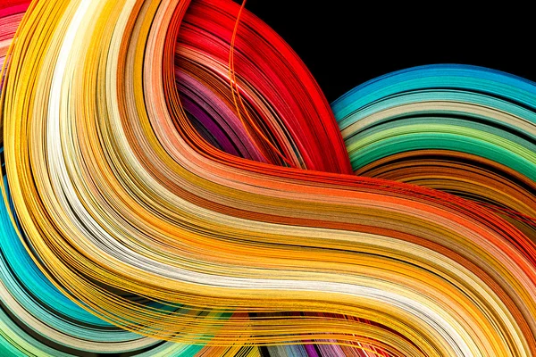 Paper in rainbow colors — Stock Photo, Image