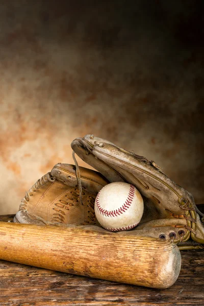 Antika baseball redskap — Stockfoto