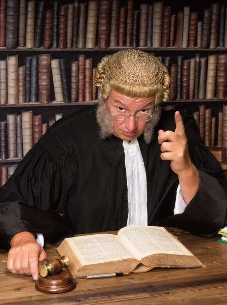裁判官のスピーチ — ストック写真