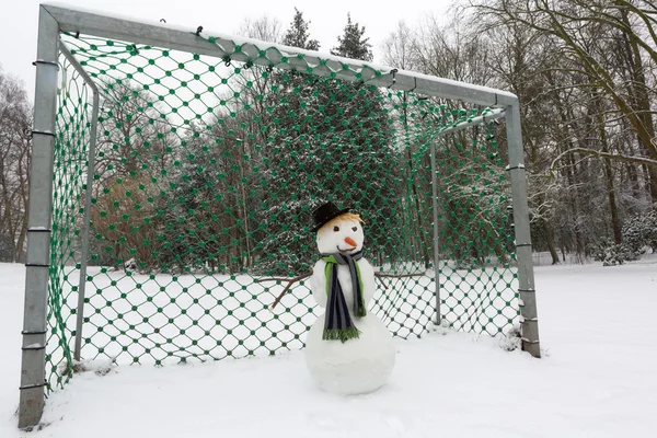 Portero muñeco de nieve —  Fotos de Stock