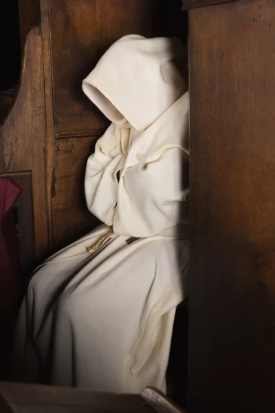 Με κουκούλα μοναχός — Φωτογραφία Αρχείου