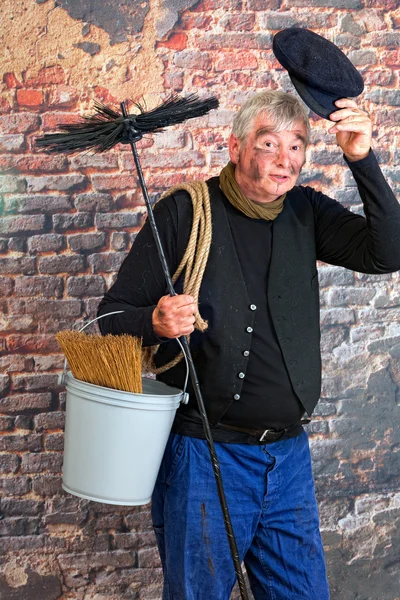 Hello chimney sweep — Stock Photo, Image