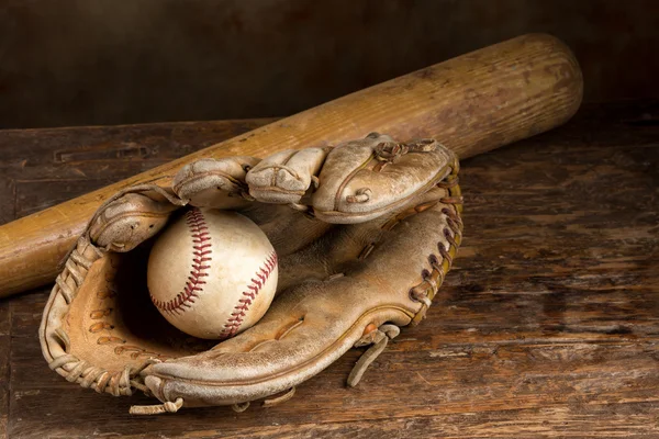 Lederen honkbal handschoen — Stockfoto