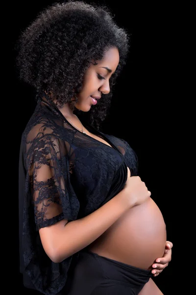 Tender pregnant woman Stock Image