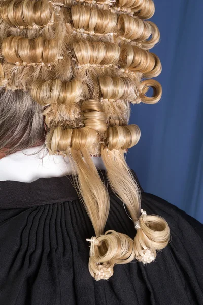 Lawyer wig detail — Stock Photo, Image