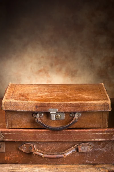 Antique suitcases — Stock Photo, Image