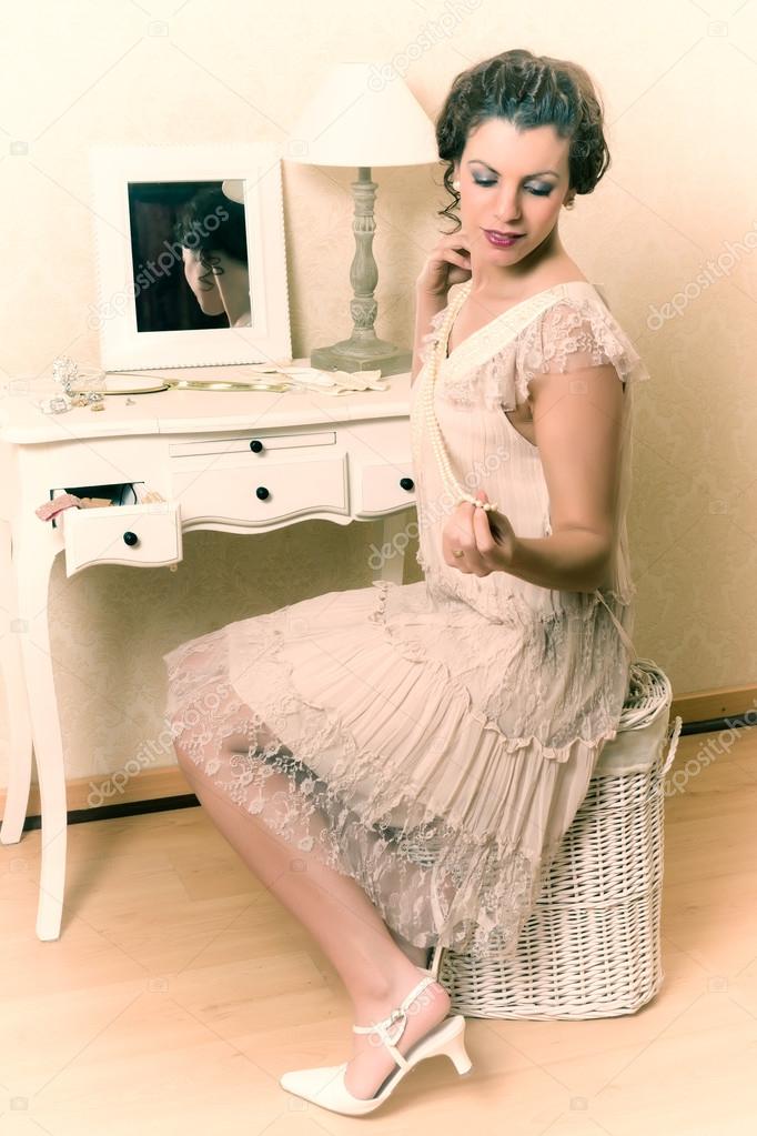 1920s boudoir lady Stock Photo by ©Klanneke 44458165