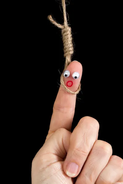 Death penalty puppet — Stock Photo, Image