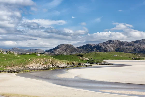 Praia de areia de Uig em Lewis — Fotografia de Stock