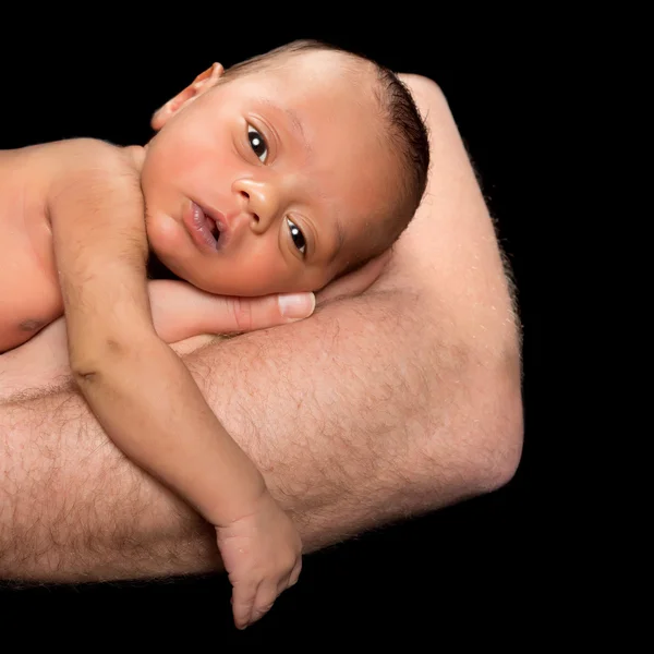 Bebê biracial bonito — Fotografia de Stock