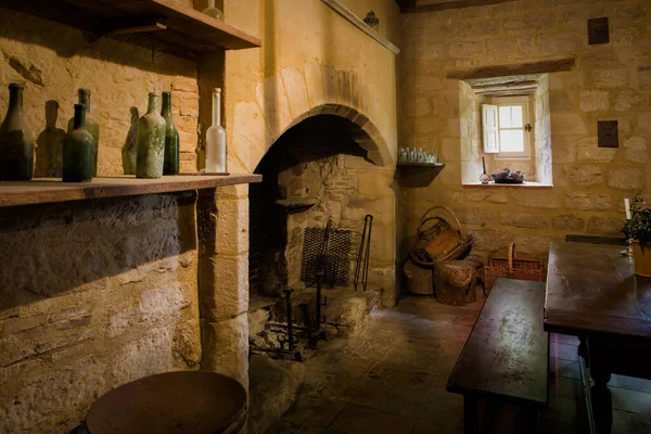 Foto Interior Renacentista Una Propiedad Liberada Castillo Medieval Sur Francia —  Fotos de Stock