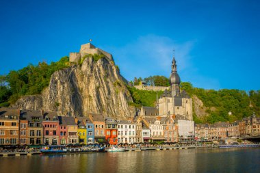 Dinant, Belgium, May 2022: View on the city of Dinant in Wallonia, Belgium