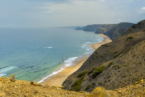 Vista Sobre Praia Cordoama Una Playa Costa Este Del Algarve — Foto de Stock