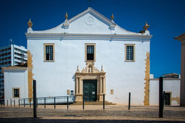 Faro Portugal Setembro 2022 Vista Igreja São Pedro Faro Portugal — Fotografia de Stock