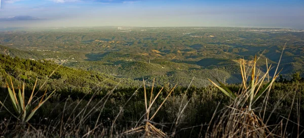 Vista Panoramica Sulle Colline Serra Monchique Foia Algarve Portogallo — Foto Stock