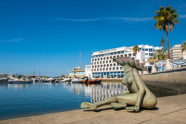 Faro Portugal Septiembre 2022 Editorial Ilustrativo Vista Sobre Hotel Eva — Foto de Stock