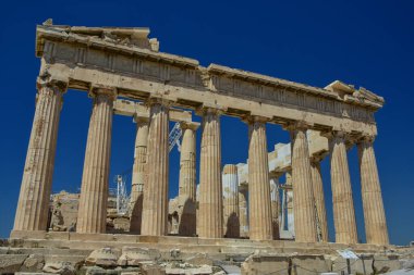 Atina, Yunanistan 'da Akropolis' te partenon
