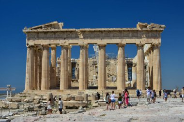 Atina, Yunanistan 'da Akropolis' te partenon