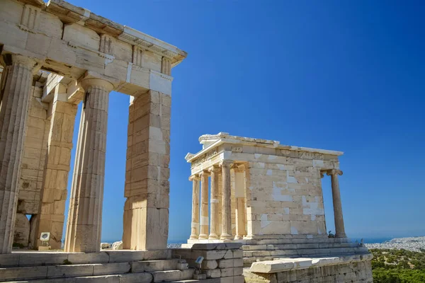 Nike Tempel Akropolis Aten Grekland — Stockfoto