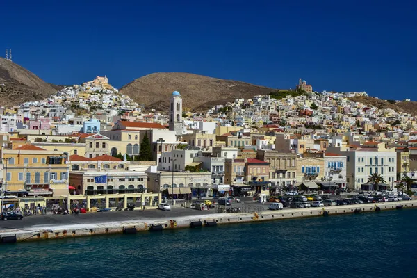 Syros Een Eiland Egeïsche Zee Griekenland — Stockfoto