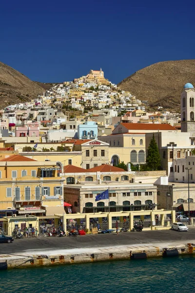 Syros Een Eiland Egeïsche Zee Griekenland — Stockfoto