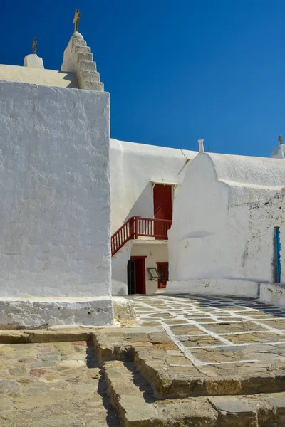 Yunanistan Mykonos Kentinde Bir Kilise — Stok fotoğraf