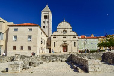 Zadar 'daki Aziz Mary Kilisesi, Hırvatistan' ın sürekli olarak en eski kenti.