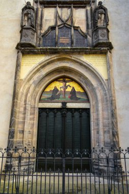 Wittenberg, Almanya 'daki All Saints Kilisesi' nin Kapısı 'nda Martin Luther 1517' de 