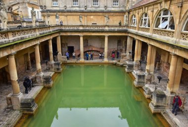 Roma hamamlarında, hamamda, İngiltere