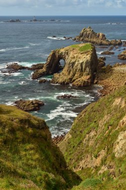 Land 's End' deki Enys Dodman Kemeri Batı Cornwall, İngiltere 'de bir burnu ve tatil kompleksi.