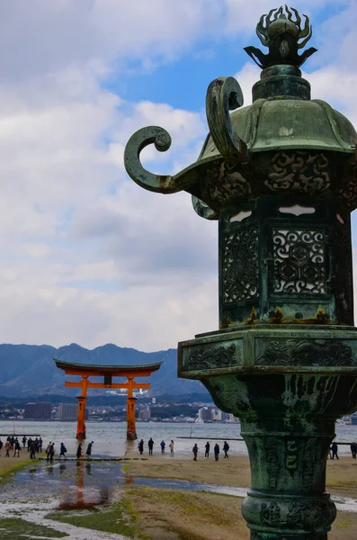 Itsukushima Shrine Shinto Shrine Island Itsukushima Popularly Known Miyajima Hiroshima — Stock Photo, Image