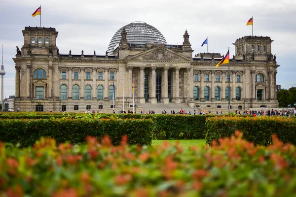 Berlin Deki Reichstag Almanya Parlamentosu Sahipliği Yapıyor — Stok fotoğraf