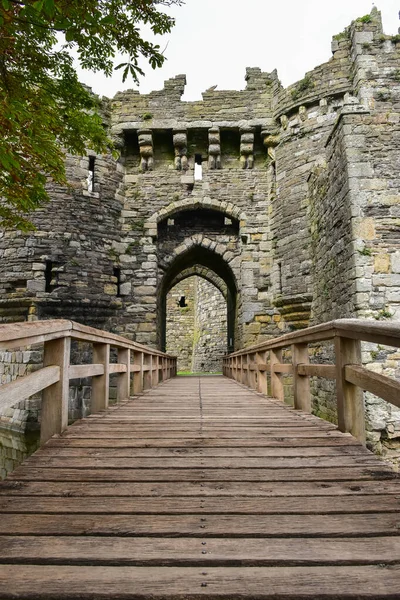 Castelo Beaumaris Norte País Gales Reino Unido Património Mundial Unesco — Fotografia de Stock
