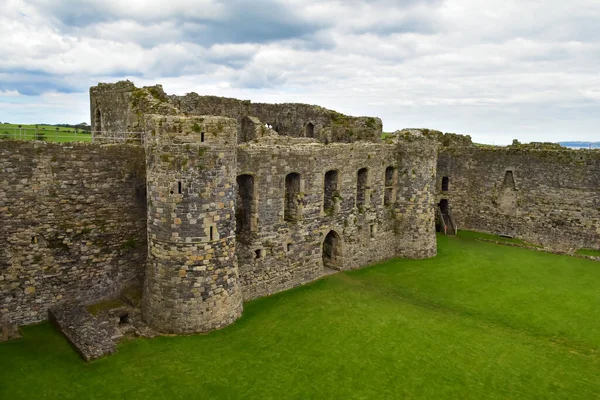 Castelo Beaumaris Norte País Gales Reino Unido Património Mundial Unesco — Fotografia de Stock