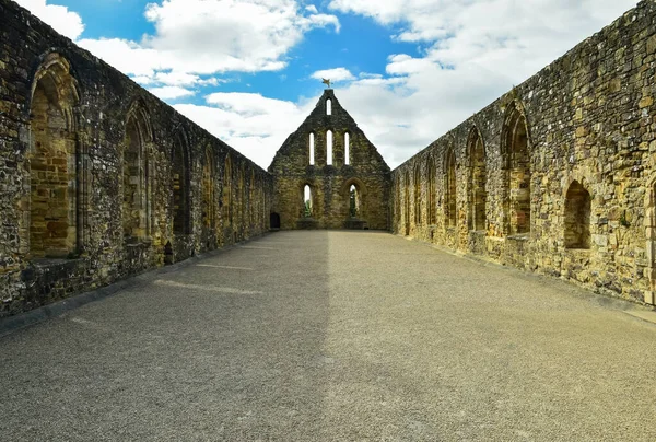 Dormitório Dos Monges Dorter Abadia Battle Battle Inglaterra — Fotografia de Stock