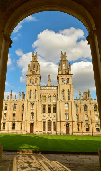 All Souls College Oxford Inglaterra — Foto de Stock