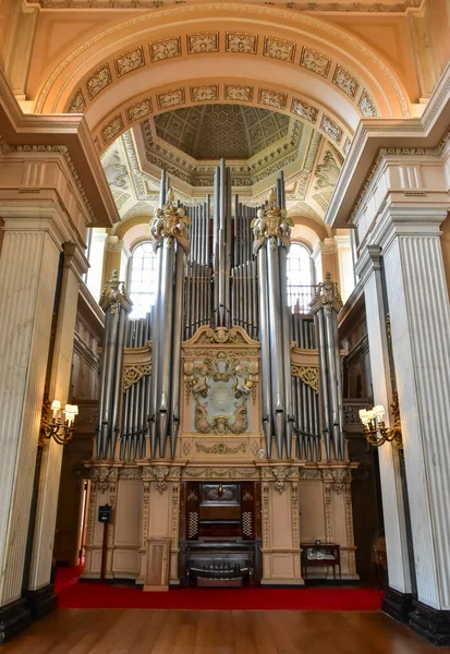 Blenheim Sarayı Nın Bir Ucundaki Pipe Organ Marlborough Dükleri Nin — Stok fotoğraf