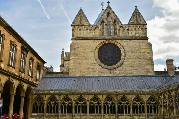 Cloister Lincoln Cathedral Lincoln England — Stock Photo, Image