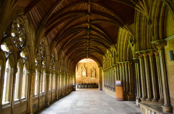 Cloister Lincoln Cathedral Lincoln England — Stock Photo, Image