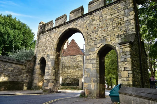Priory Gate Lincoln England — Stock Photo, Image