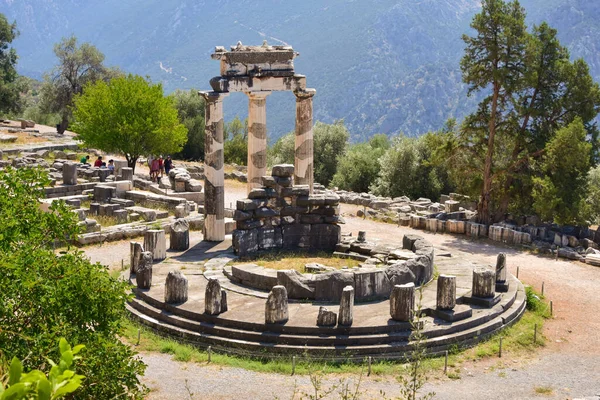 Los Tholos Delphi Antiguo Grecia — Foto de Stock